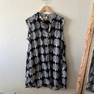 Anthropologie Peacock Print sundress